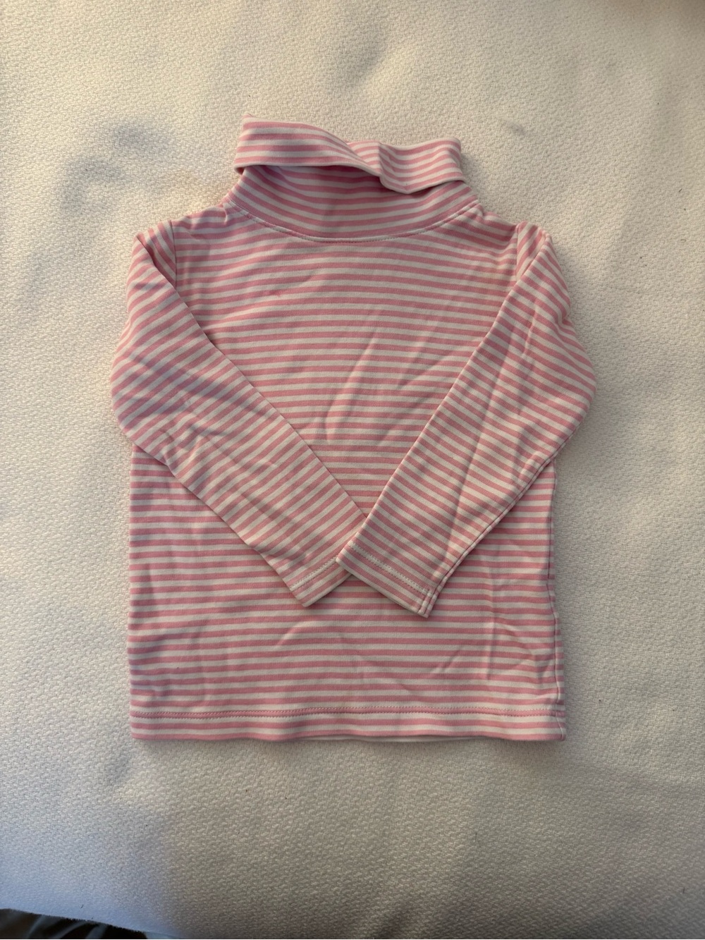The Beaufort Bonnet Company Pink and White Striped Tatum’s Turtleneck